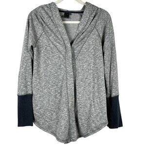 Z By Zella Gray Hooded Cardigan XS
